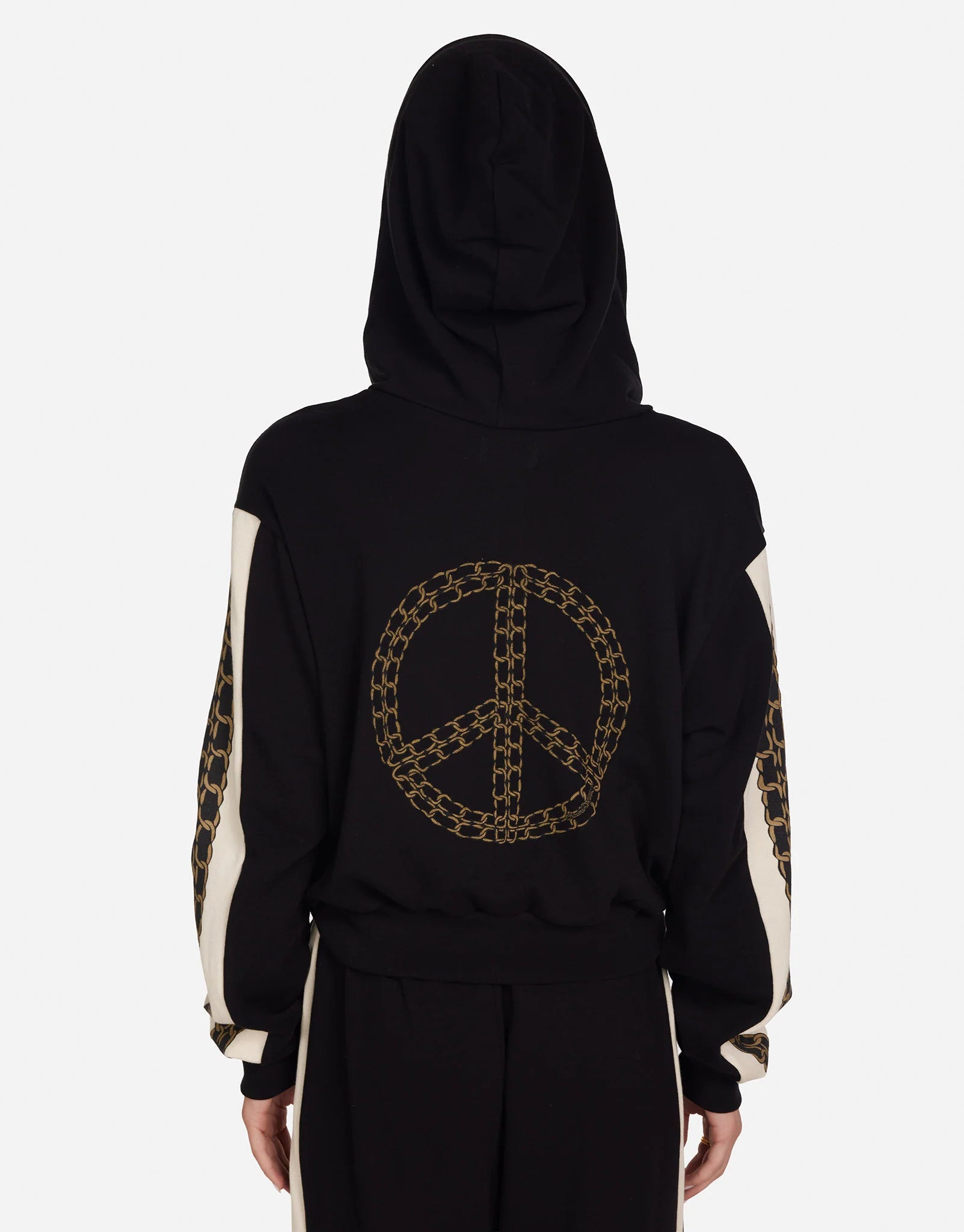 Lauren Moshi Shanley Gold Chain Peace Jacket