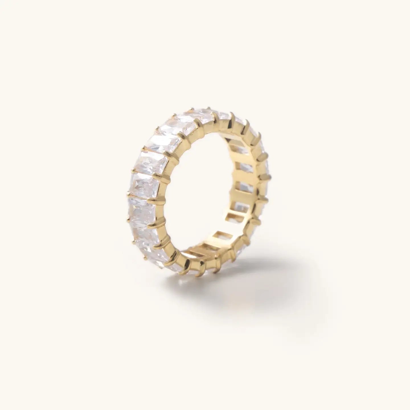 Nikki Smith Waterproof Gold Crystal Ring