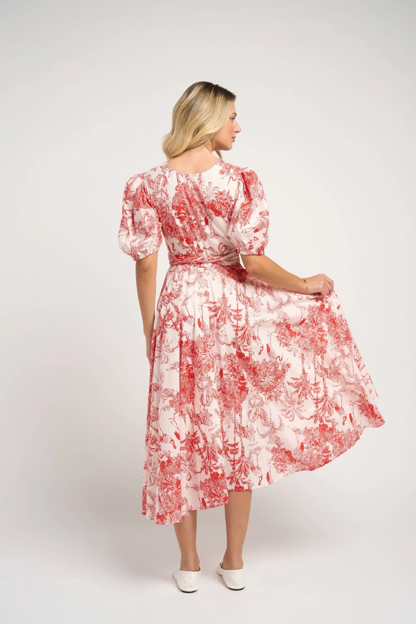 Guadalupe Monica Red Maxi Dress
