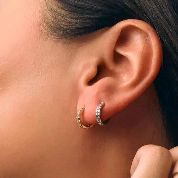 Nikki Smith Waterproof Gold Crystal Huggies