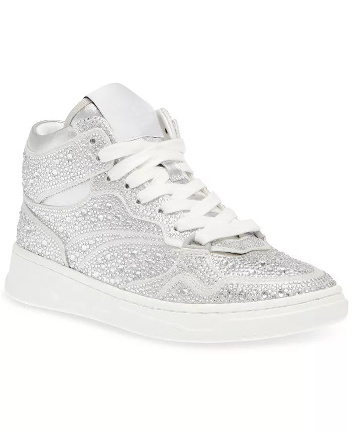 Steve Madden Evans-R Rhinestone High Top Sneakers