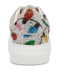 Betsey Johnson Sidny Platform Sneakers Multi Lights