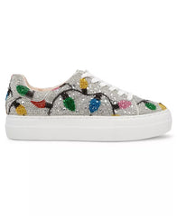 Betsey Johnson Sidny Platform Sneakers Multi Lights