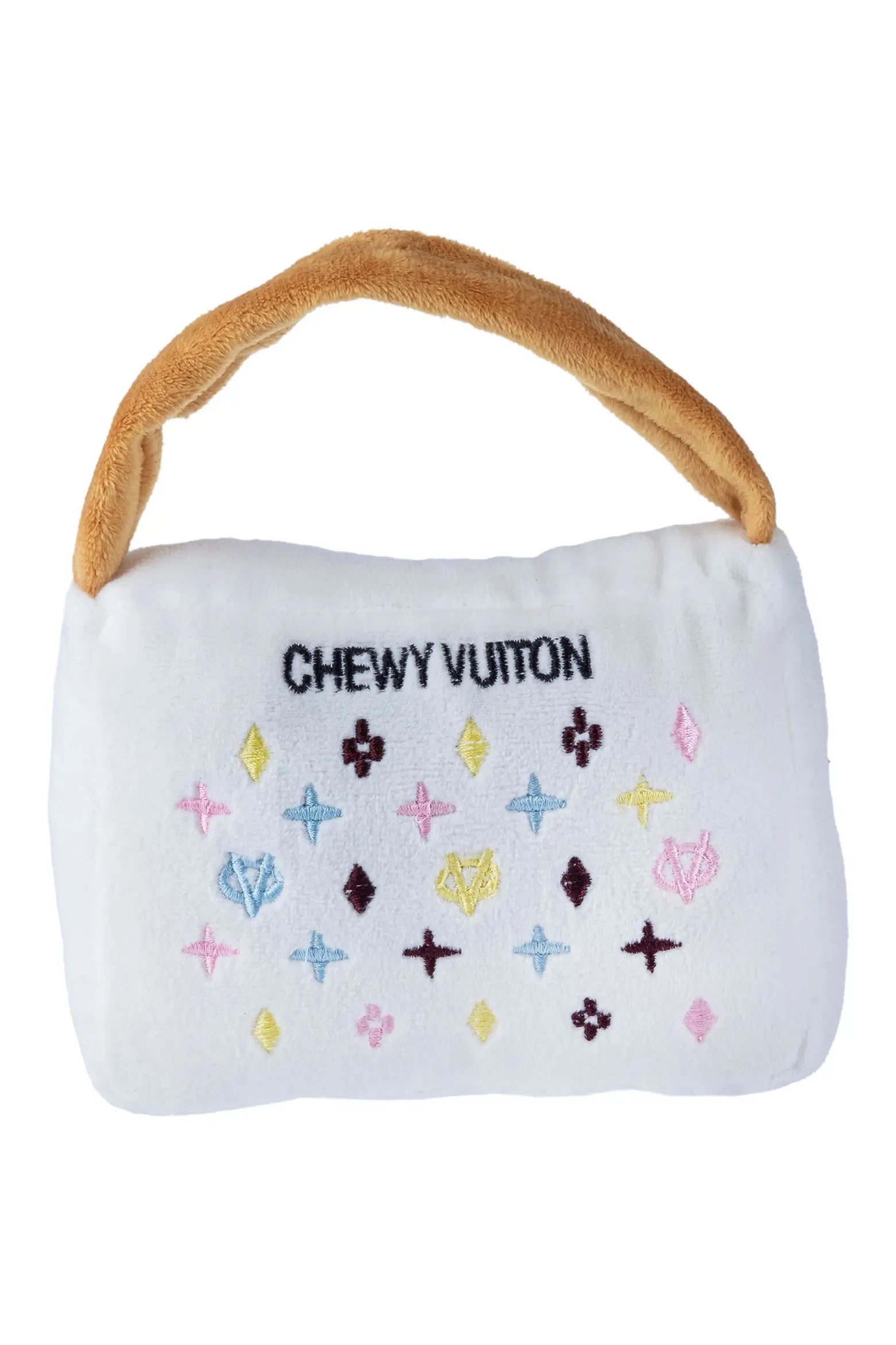 Chewy Vuiton Handbag Plush Dog Toy
