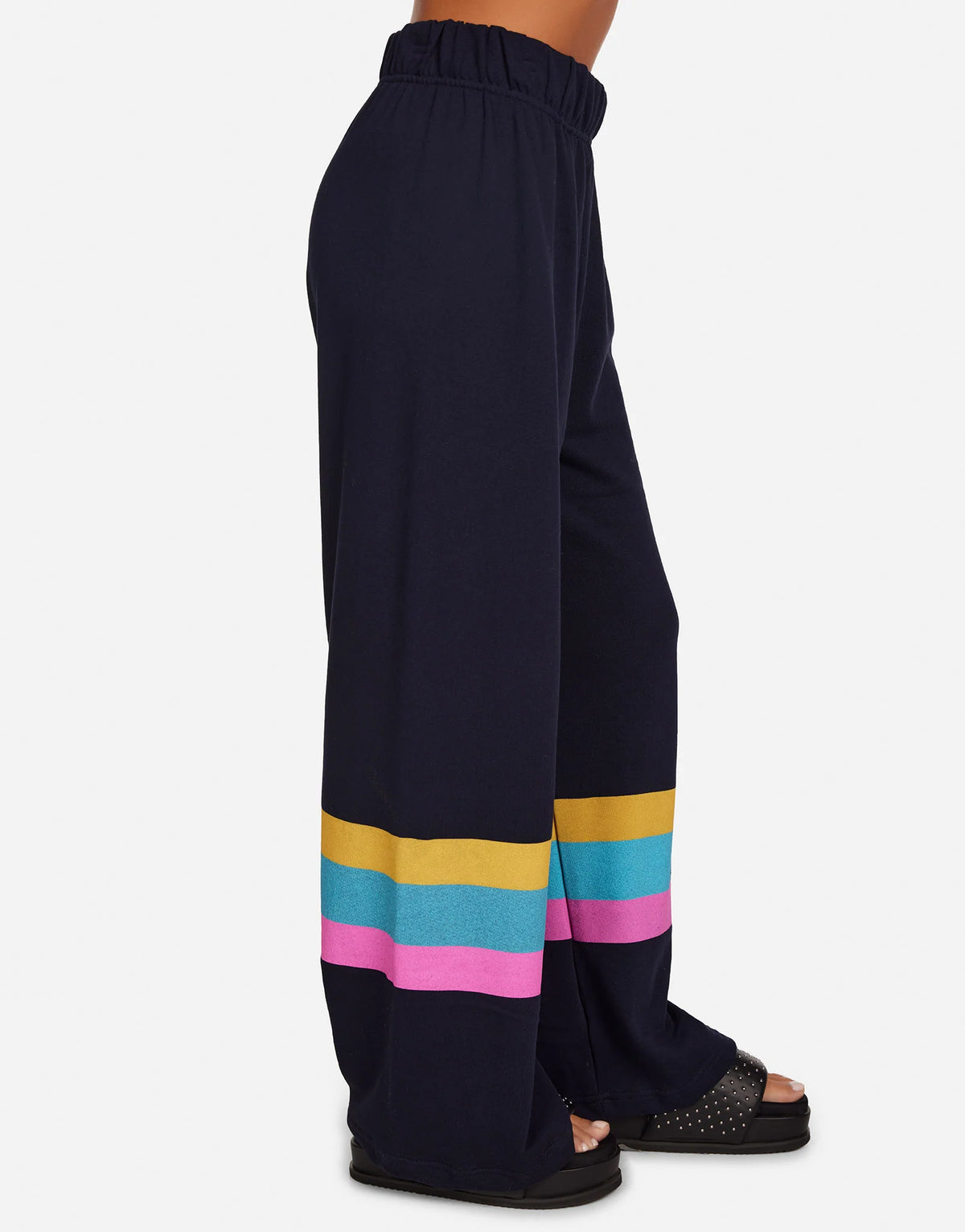 Lauren Moshi Martina Pink Happy Peace Love Pants