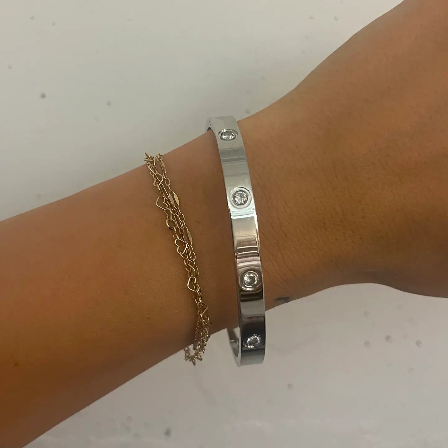 Nikki Smith Corinne Silver Bracelet Waterproof