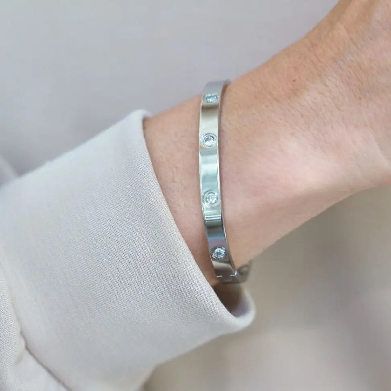 Nikki Smith Corinne Silver Bracelet Waterproof