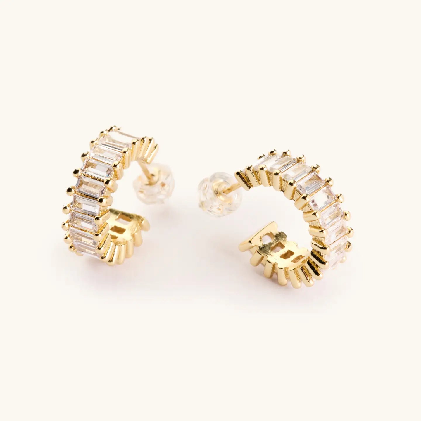 Nikki Smith Esther Gold Diamond Hoops