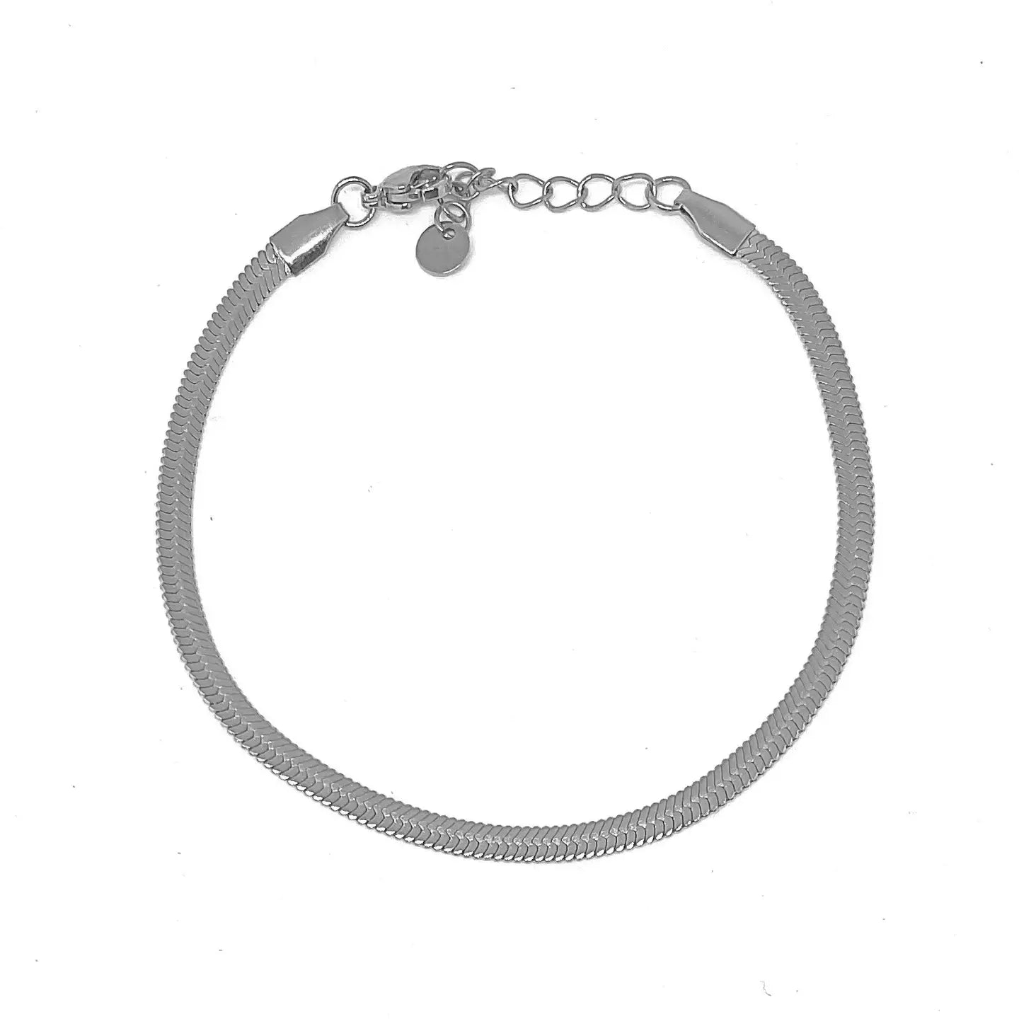 Nikki Smith Designs Silver Herringbone Anklet