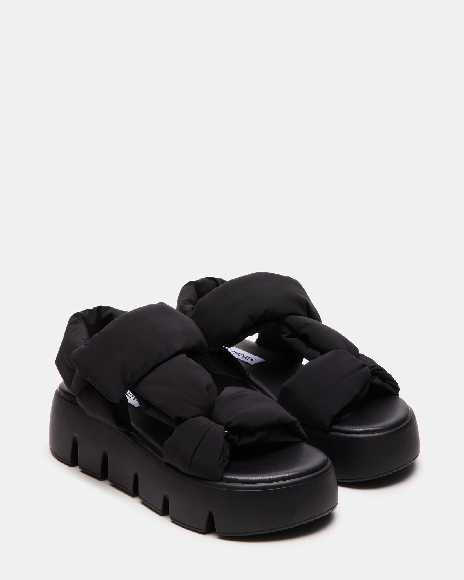 Steve Madden Xandra Black Sandals