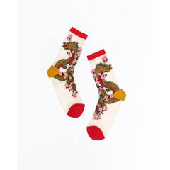 Sock Candy Year of The Dragon Sheer Crew Sock