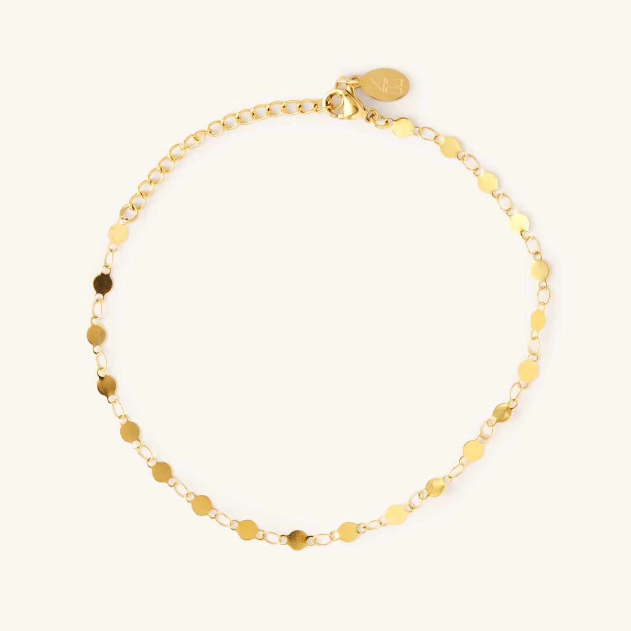 Nikki Smith Designs Waterproof Gold Gwen Anklet