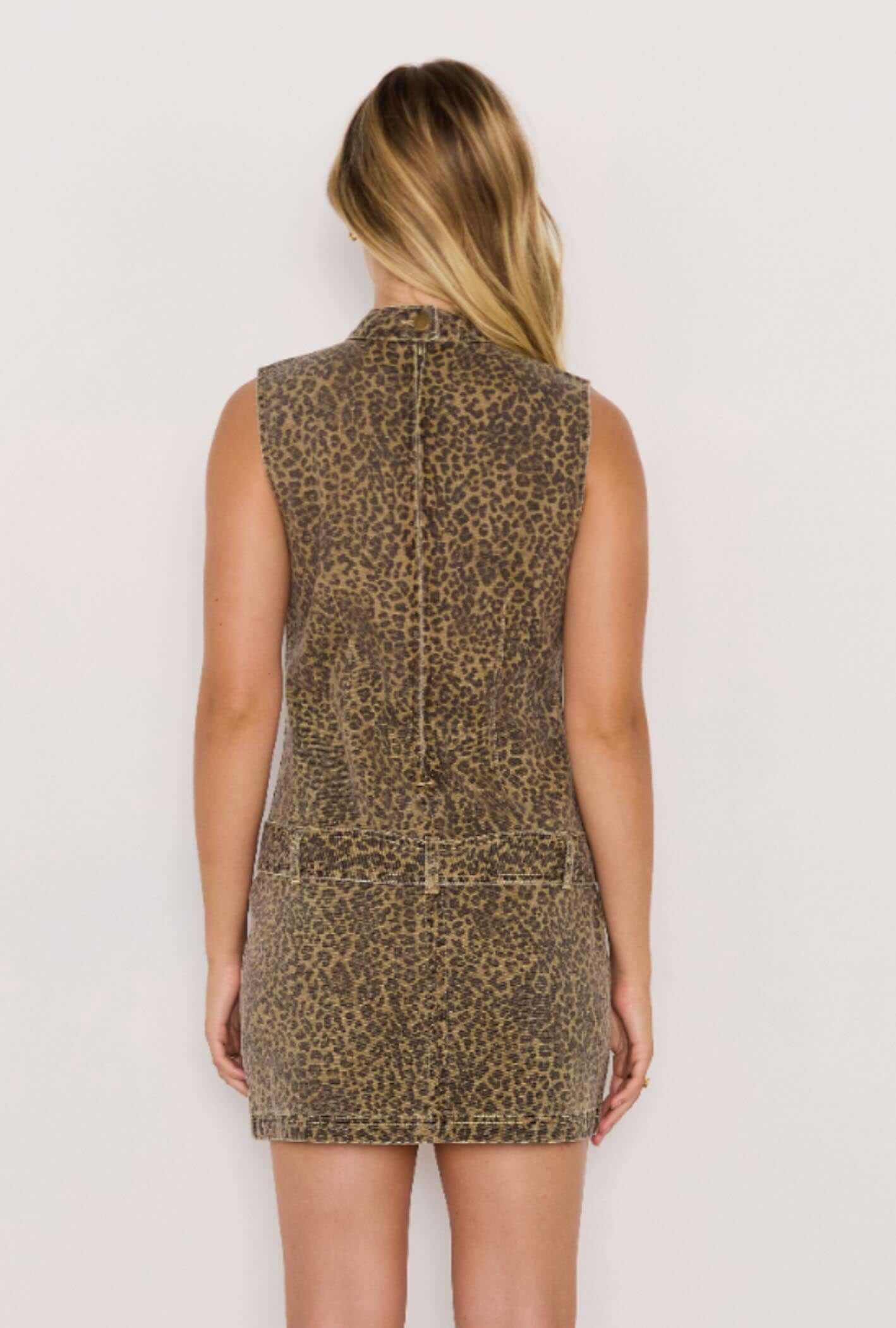 MINKPNK Anouk Animal Print Mini Dress