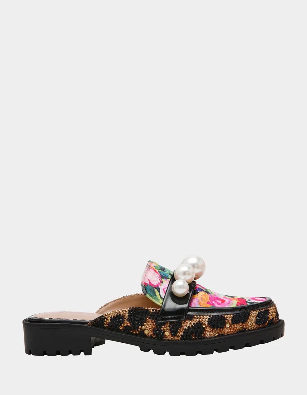 Betsey Johnson Norah Leopard Floral Mule