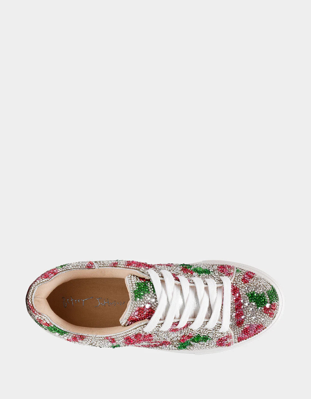 Betsey Johnson SB-Sidny Holly Crystal Sneakers