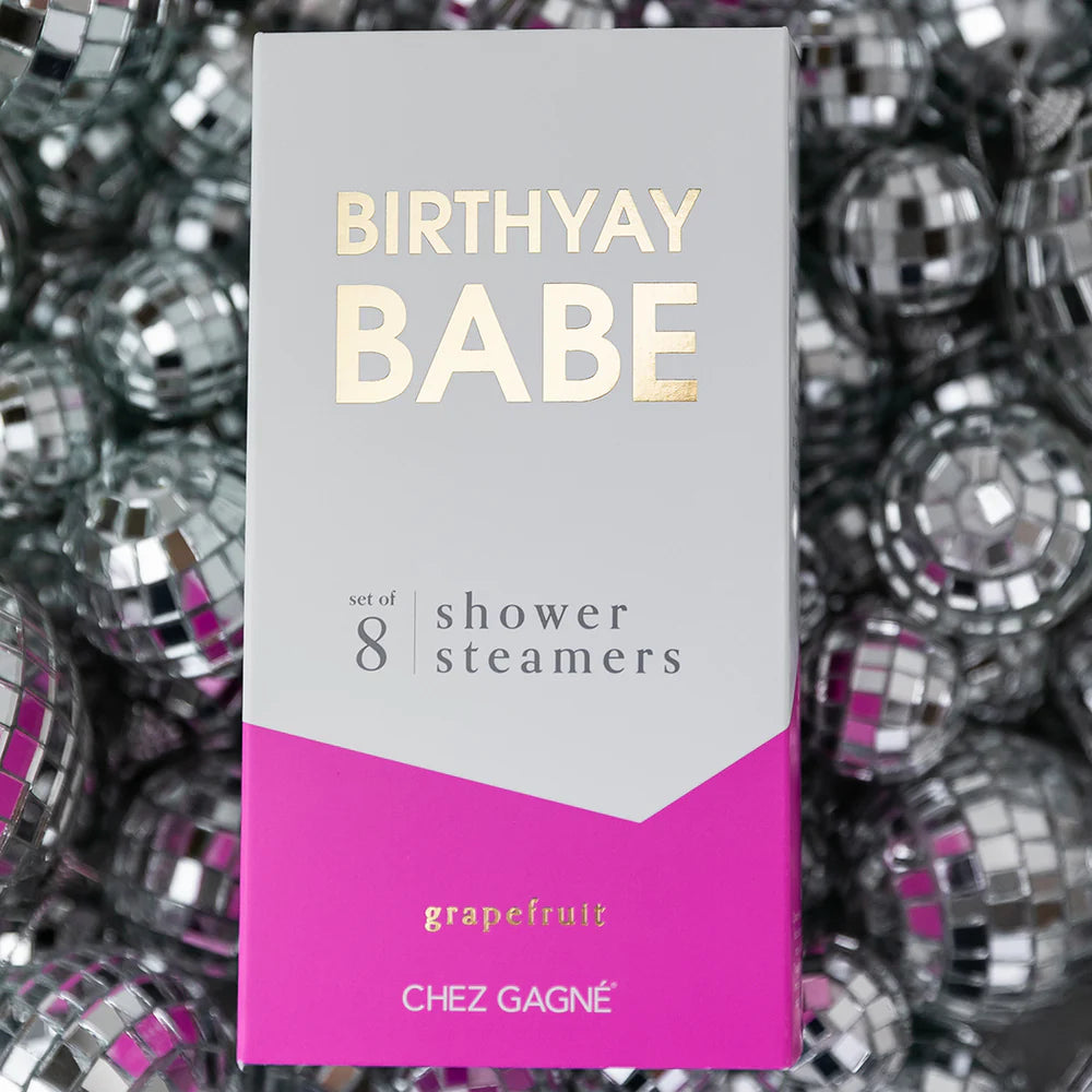 BIRTHDAY BABE Shower Steamer Set Grapefruit