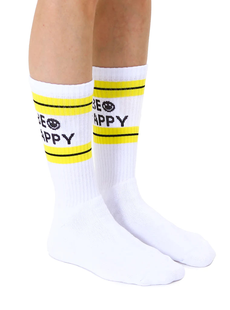 Living Royal Be Happy Classic Crew Socks