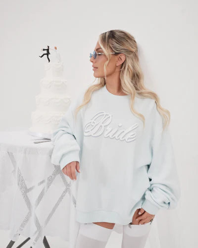 Boys Lie They're Not All Bad Bridal Crewneck