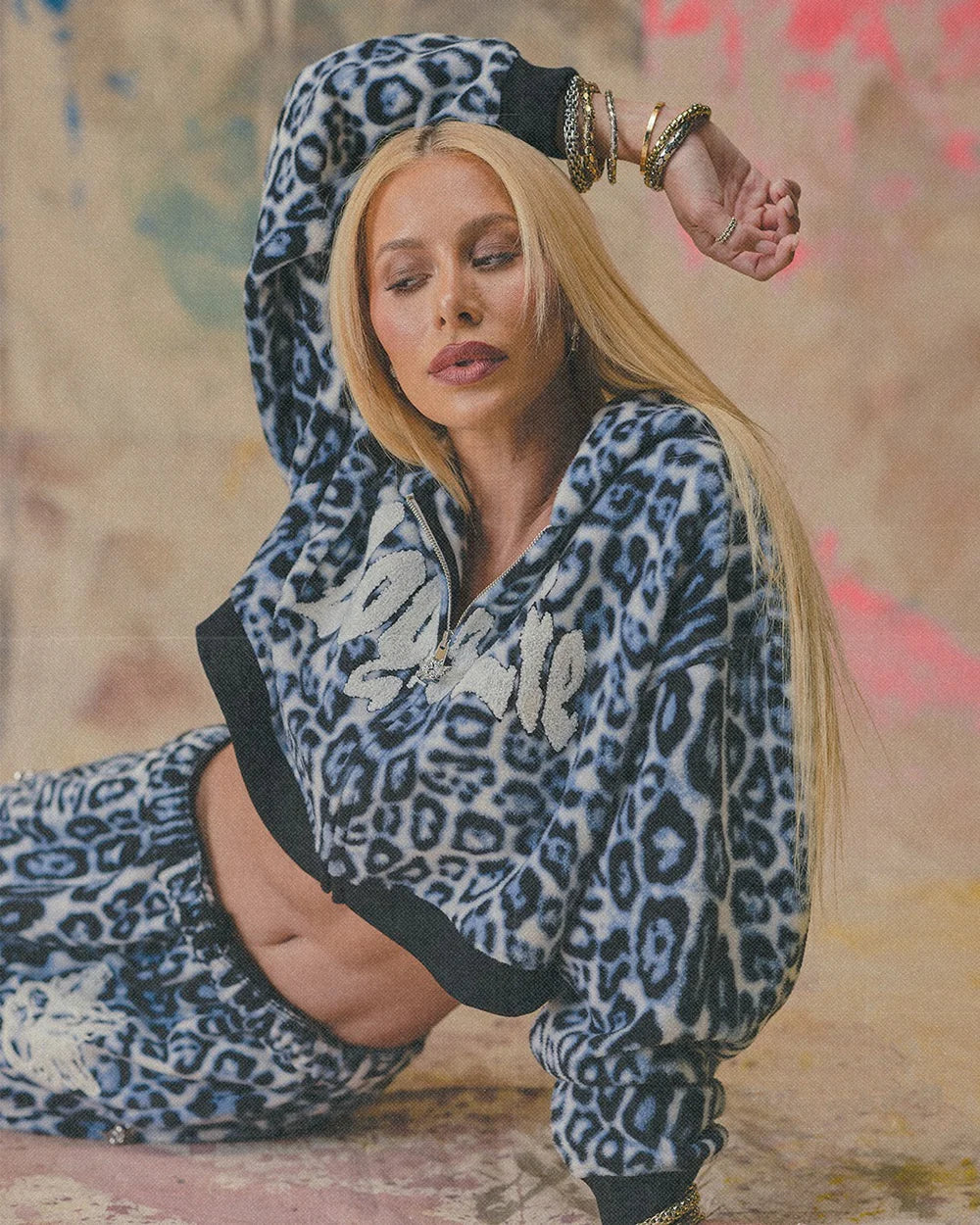 Boys Lie Once A Cheetah Alex Zip Up