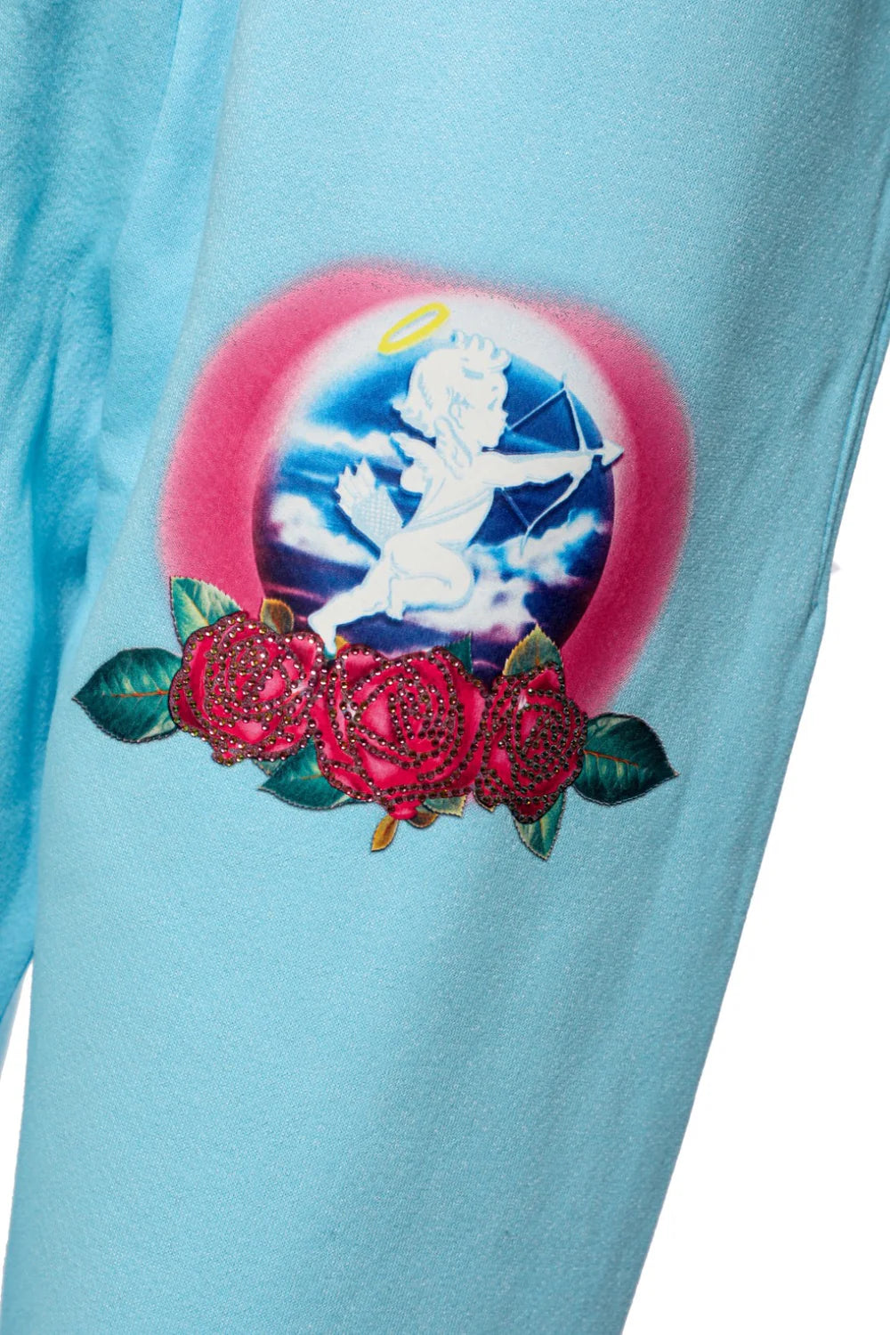 Boys Lie Lovestruck Bright Blue Kimmy Relaxed Graphic Sweatpants