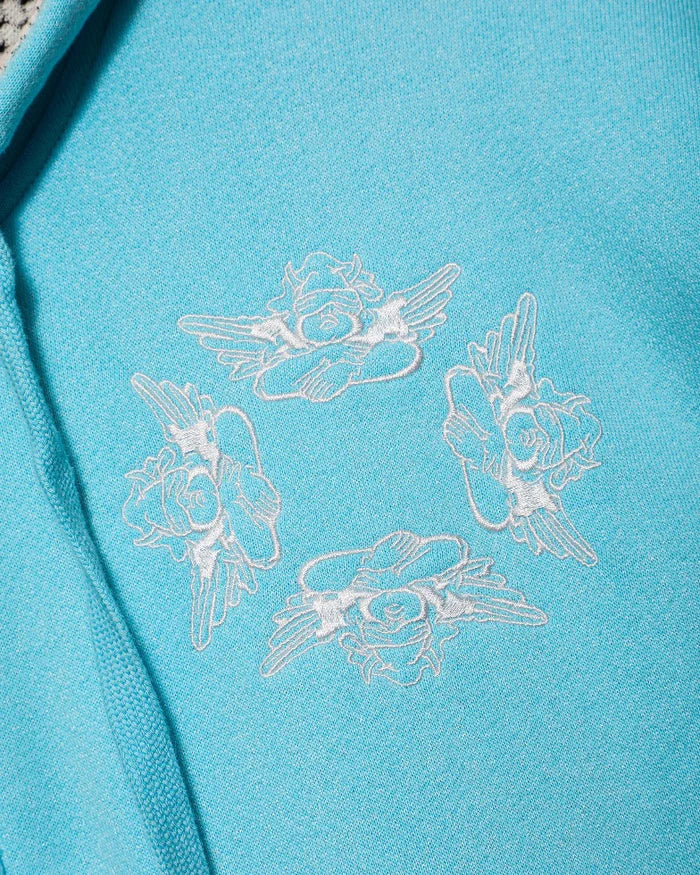 Boys Lie Lovestruck Harley Zip-Up Hoodie Bright Blue