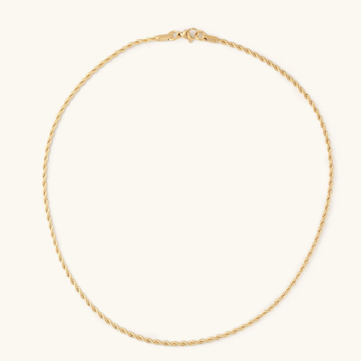 Nikki Smith Skinny Golden Rope Necklace