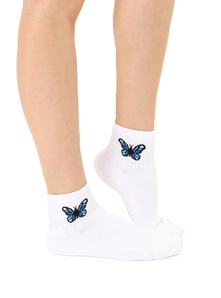 Living Royal Butterfly Ankle Sock