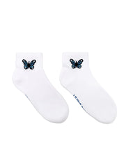 Living Royal Butterfly Ankle Sock