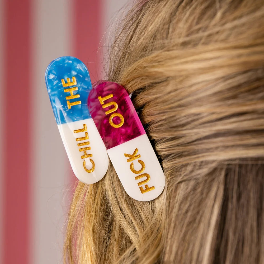 CHILL THE F*CK OUT - Chill Pill Claw Hair Clip
