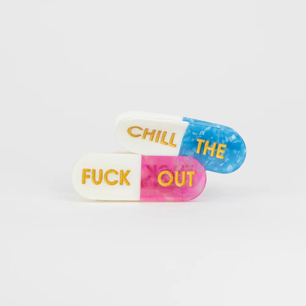 CHILL THE F*CK OUT - Chill Pill Claw Hair Clip