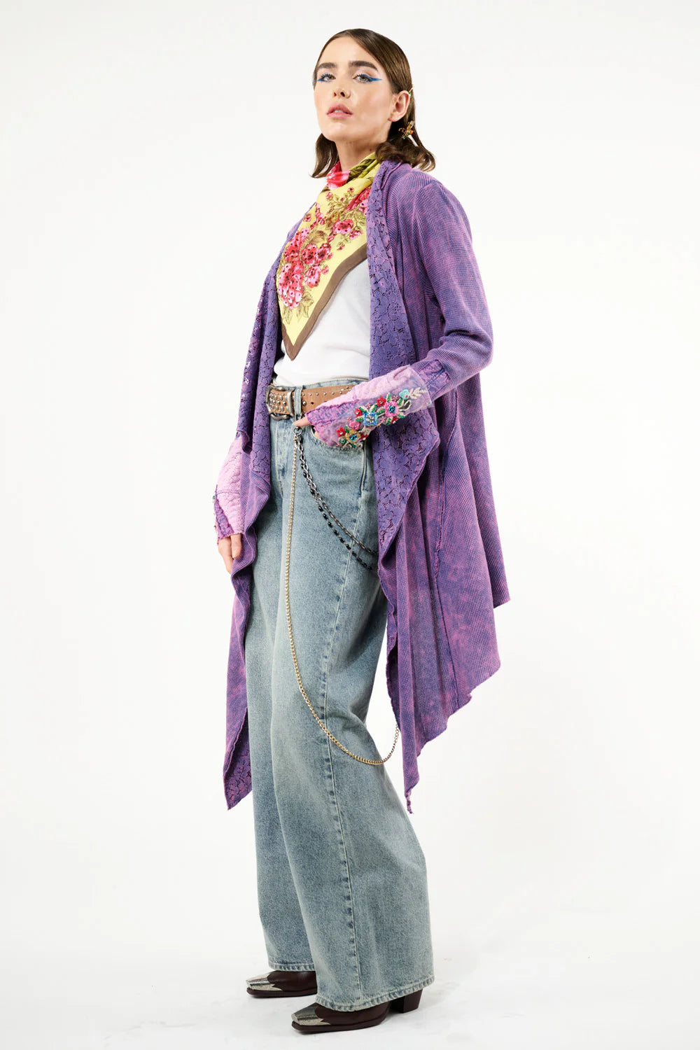 Aratta Traveling Set Shawl Purple