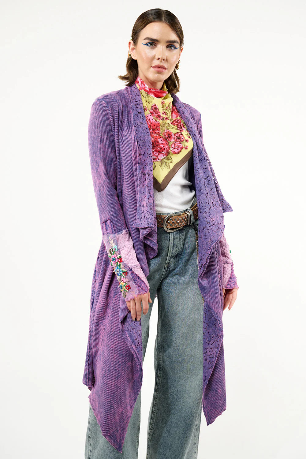 Aratta Traveling Set Shawl Purple