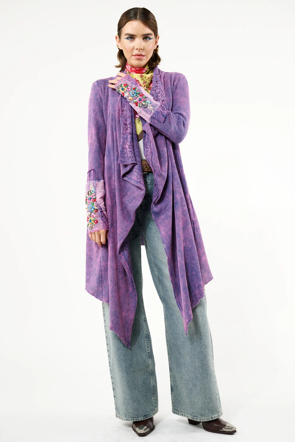 Aratta Traveling Set Shawl Purple