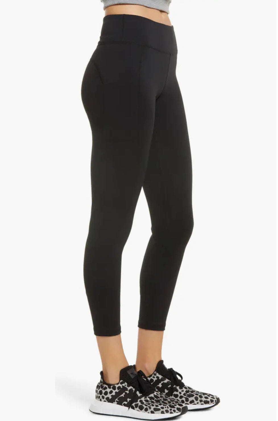 HUE Pep Talking Skimmer Pocket Performance Leggings