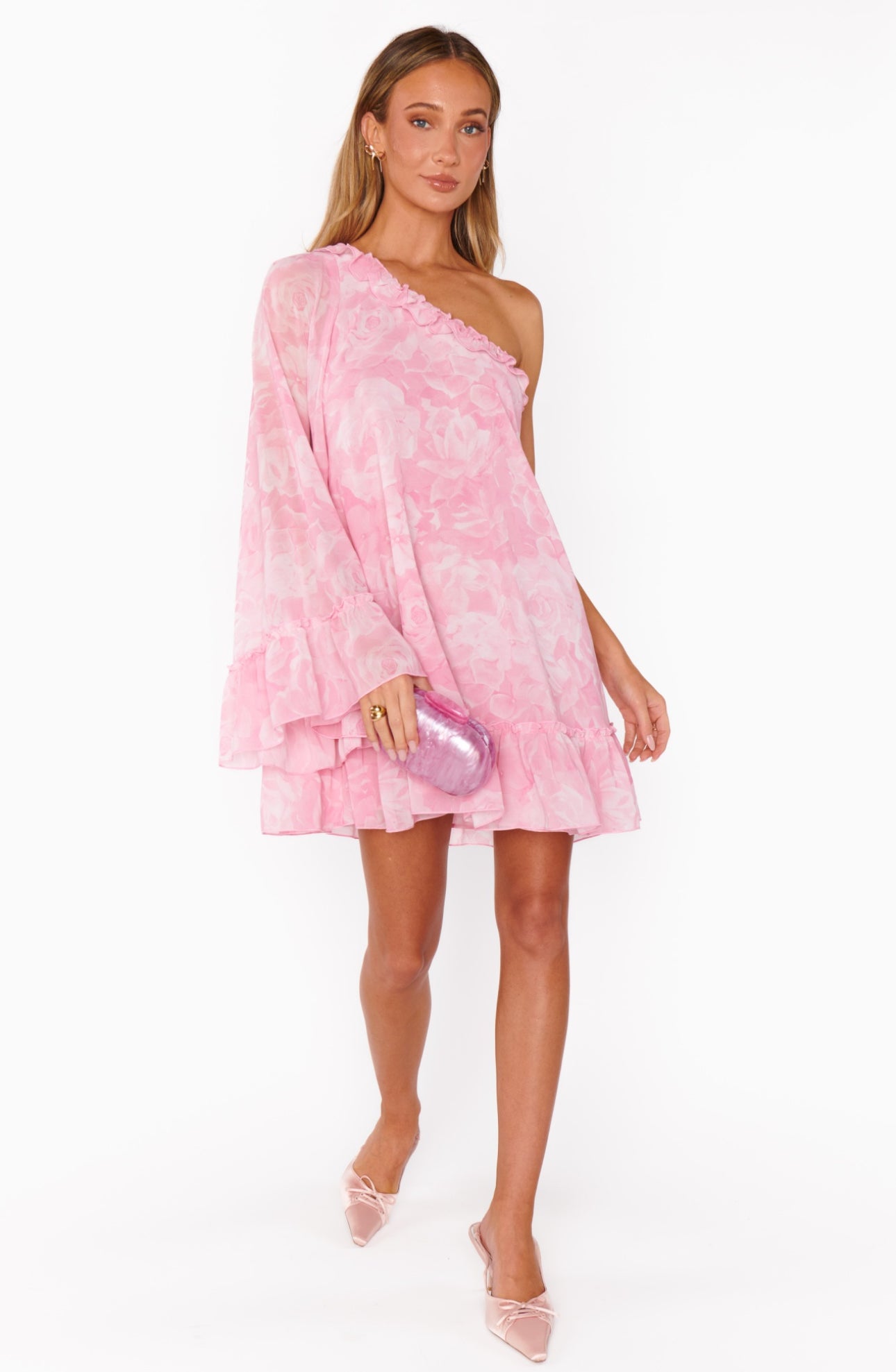 Show Me Your Mumu Wonder Mini Dress Sweet Pink