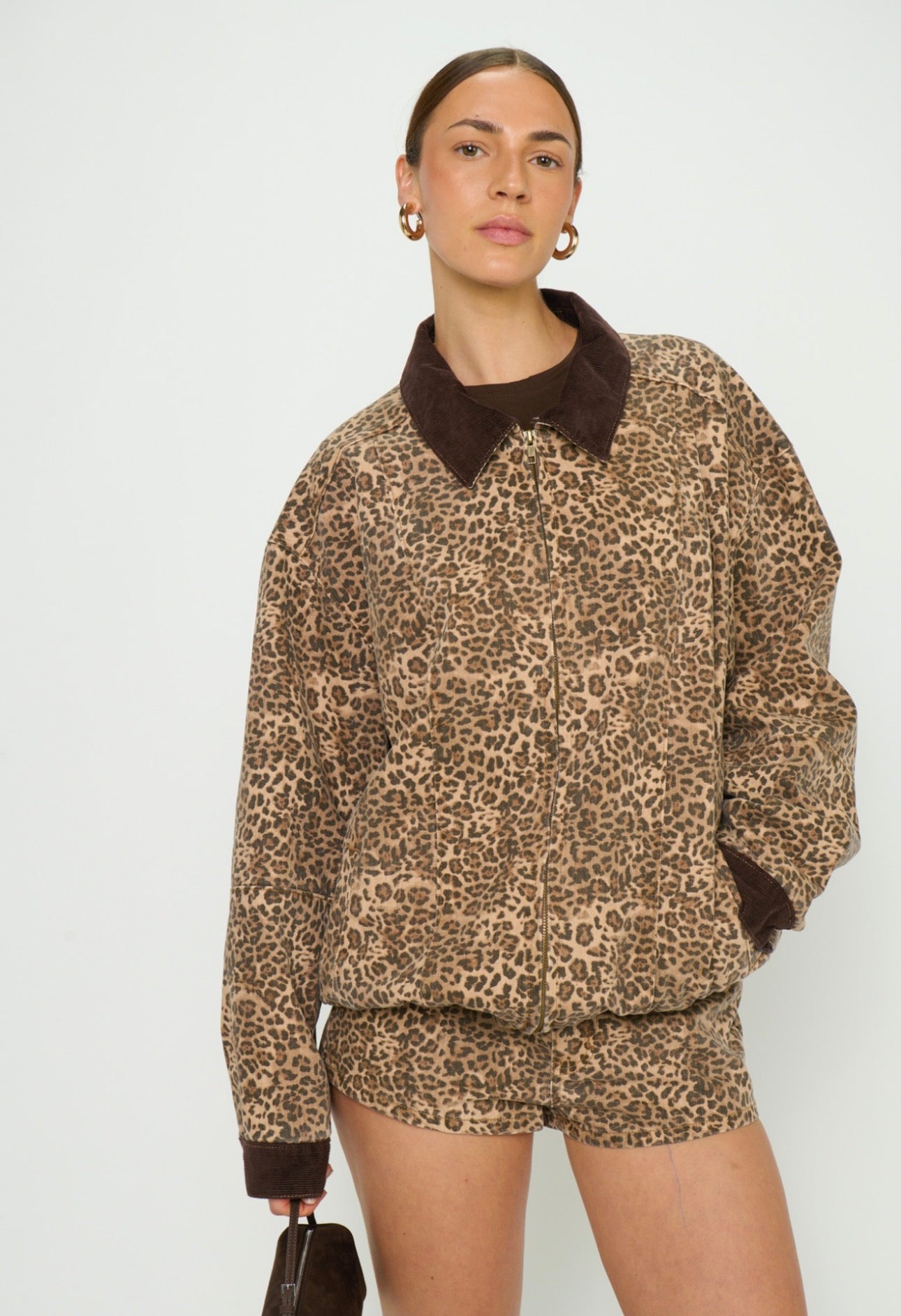 Show Me Your Mumu Carter Bomber Jacket Mod Leopard Jacket