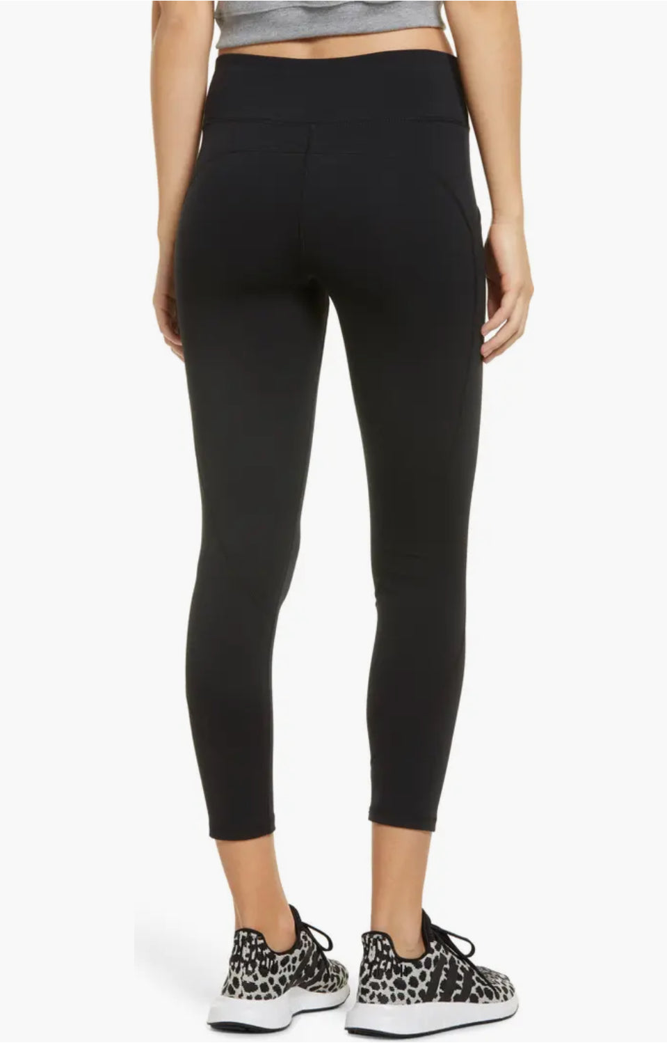 HUE Pep Talking Skimmer Pocket Performance Leggings