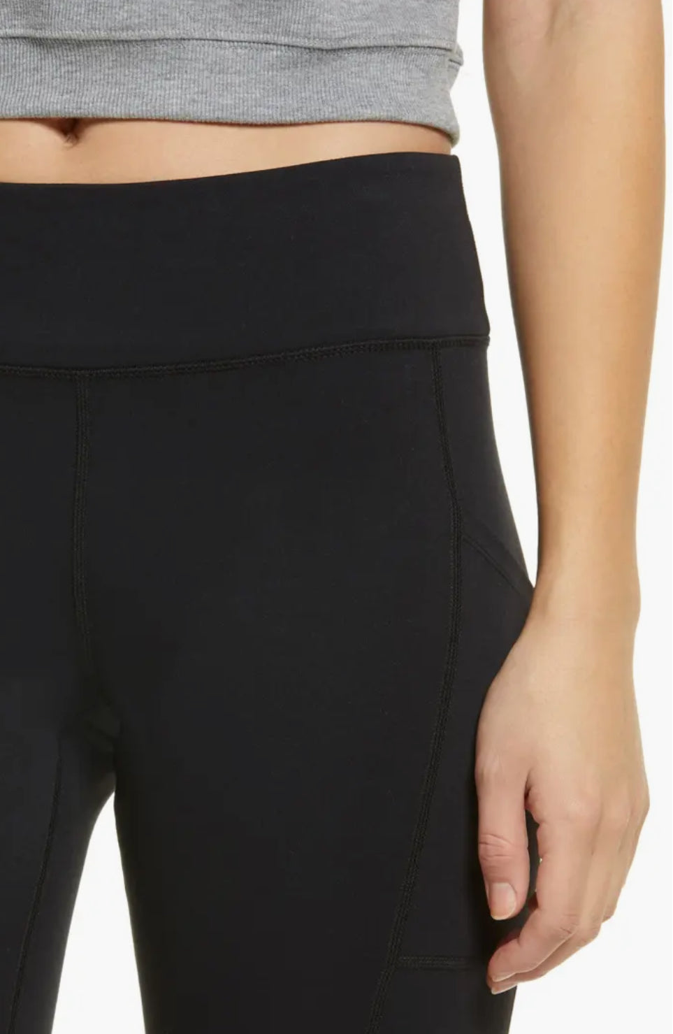 HUE Pep Talking Skimmer Pocket Performance Leggings