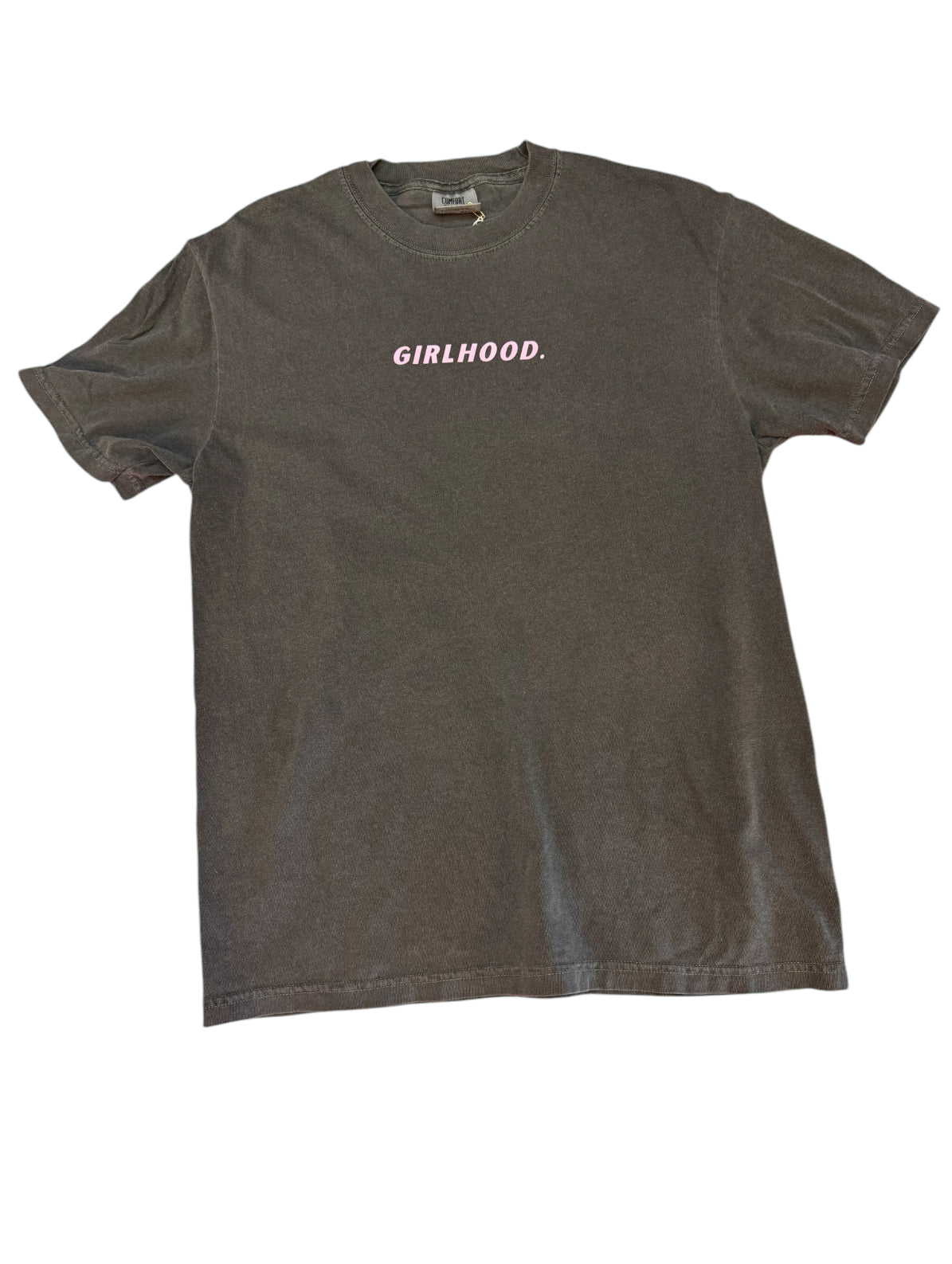 Girlhood Tee - Grey and Pink