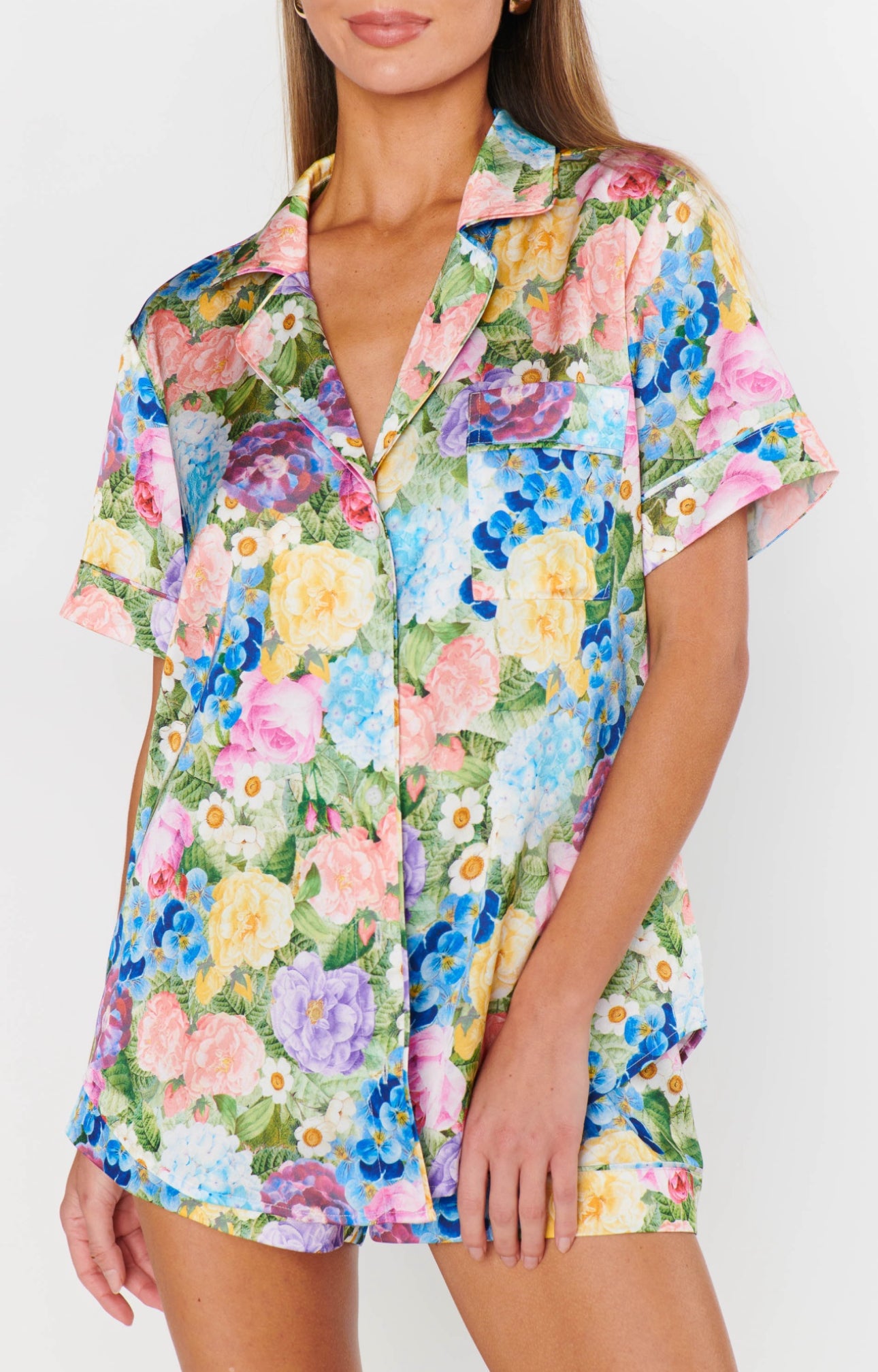 Show Me Your Mumu Slumber PJ Set Flower Shop Silky