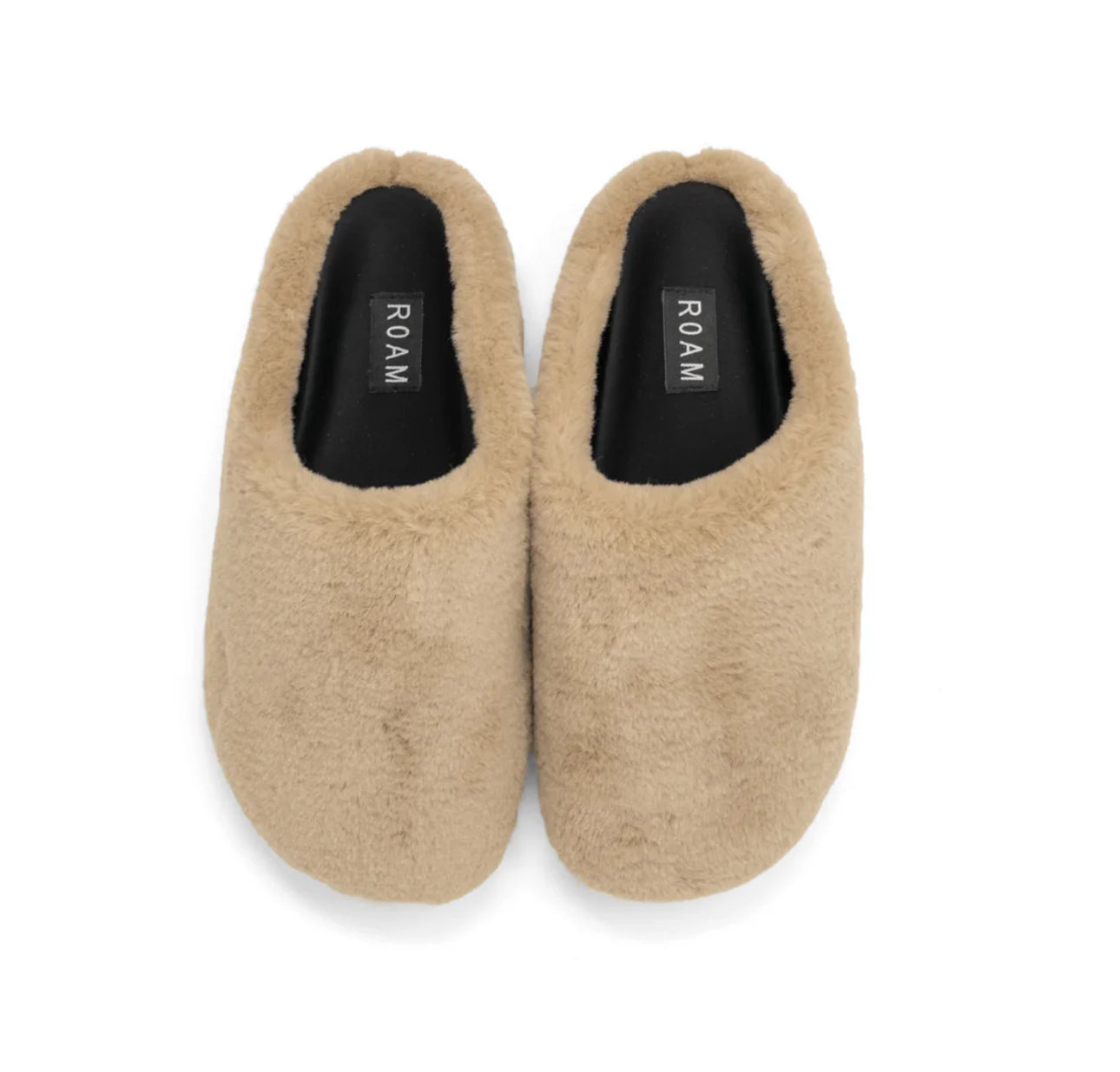 ROAM Cloud Clog Beige Faux Fur