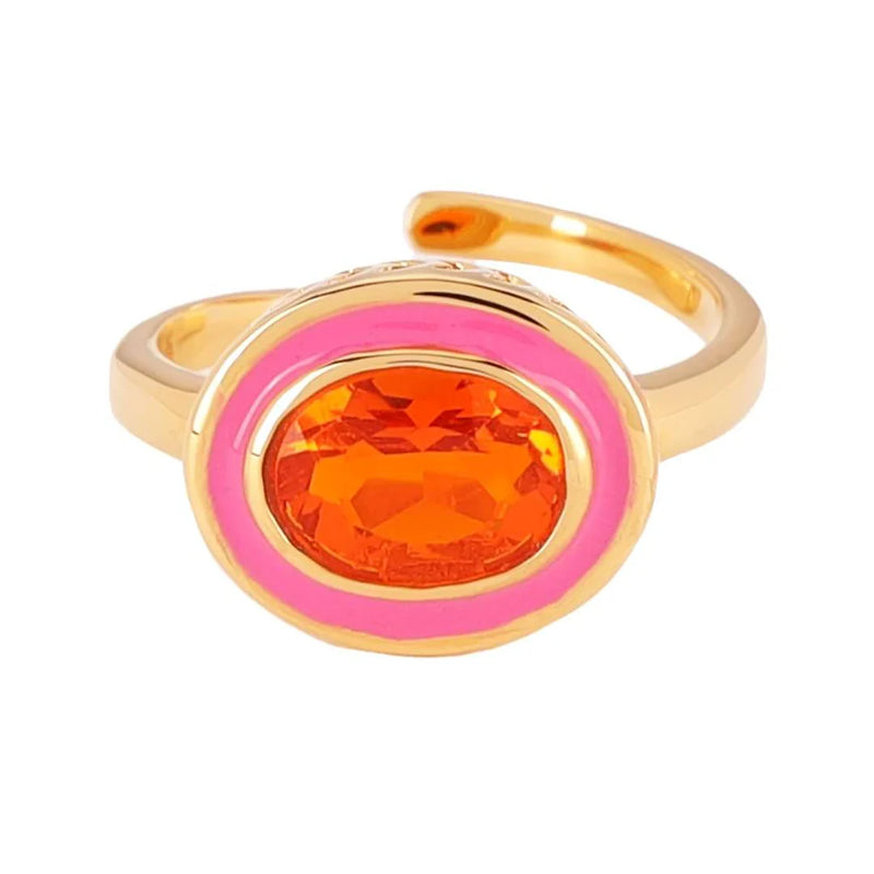 BuDhaGirl Galaxy Ring Orange/Pink