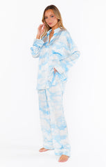 Show Me Your Mumu Overslept PJ Set Dream Cloud Silky