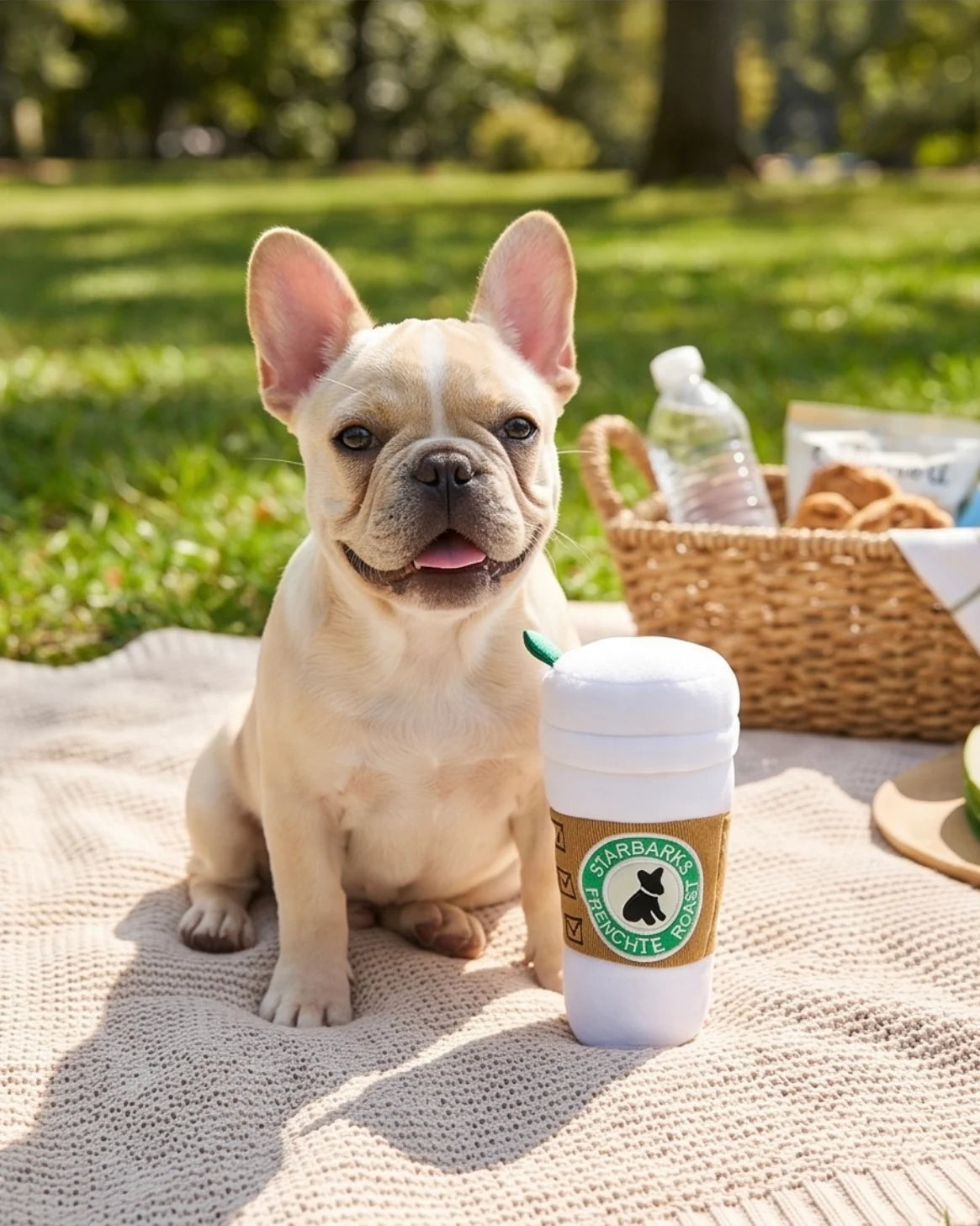 Starbarks Coffee Cup Plush Dog Toy