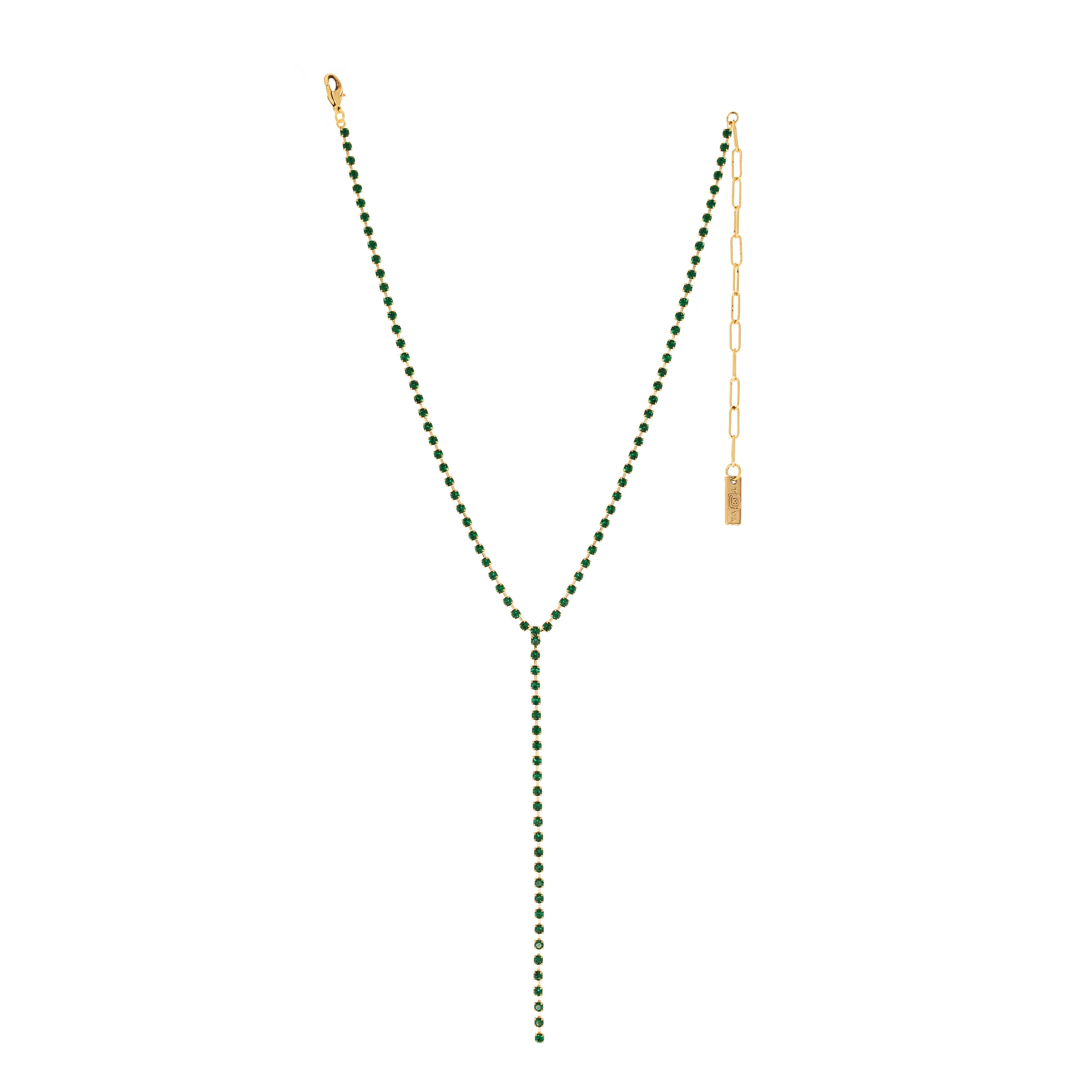 TOVA Kassandra Necklace in Emerald