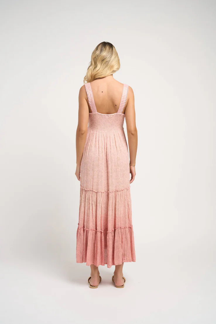 Guadalupe Pink Lotus Dress