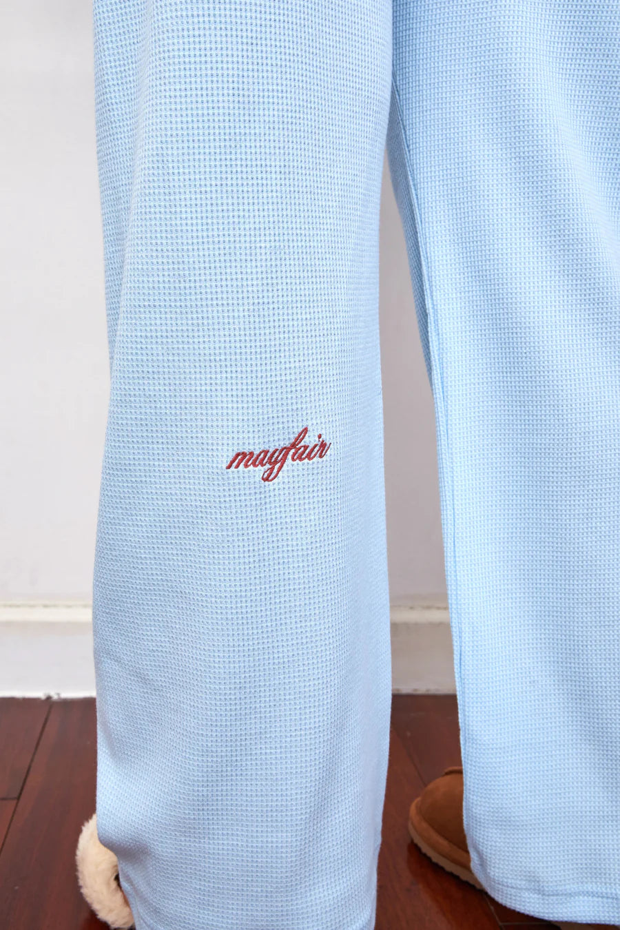 Mayfair Group Life is Sweet Waffle Wide Leg Sweatpants