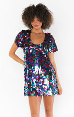 Show Me Your Mumu Jasmine Halter Mini Dress Flash Dance Floral Luxe Satin*SEPTEMBER PRE-ORDER*