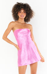 Show Me Your Mumu Jasmine Halter Mini Dress Flash Dance Floral Luxe Satin*SEPTEMBER PRE-ORDER*