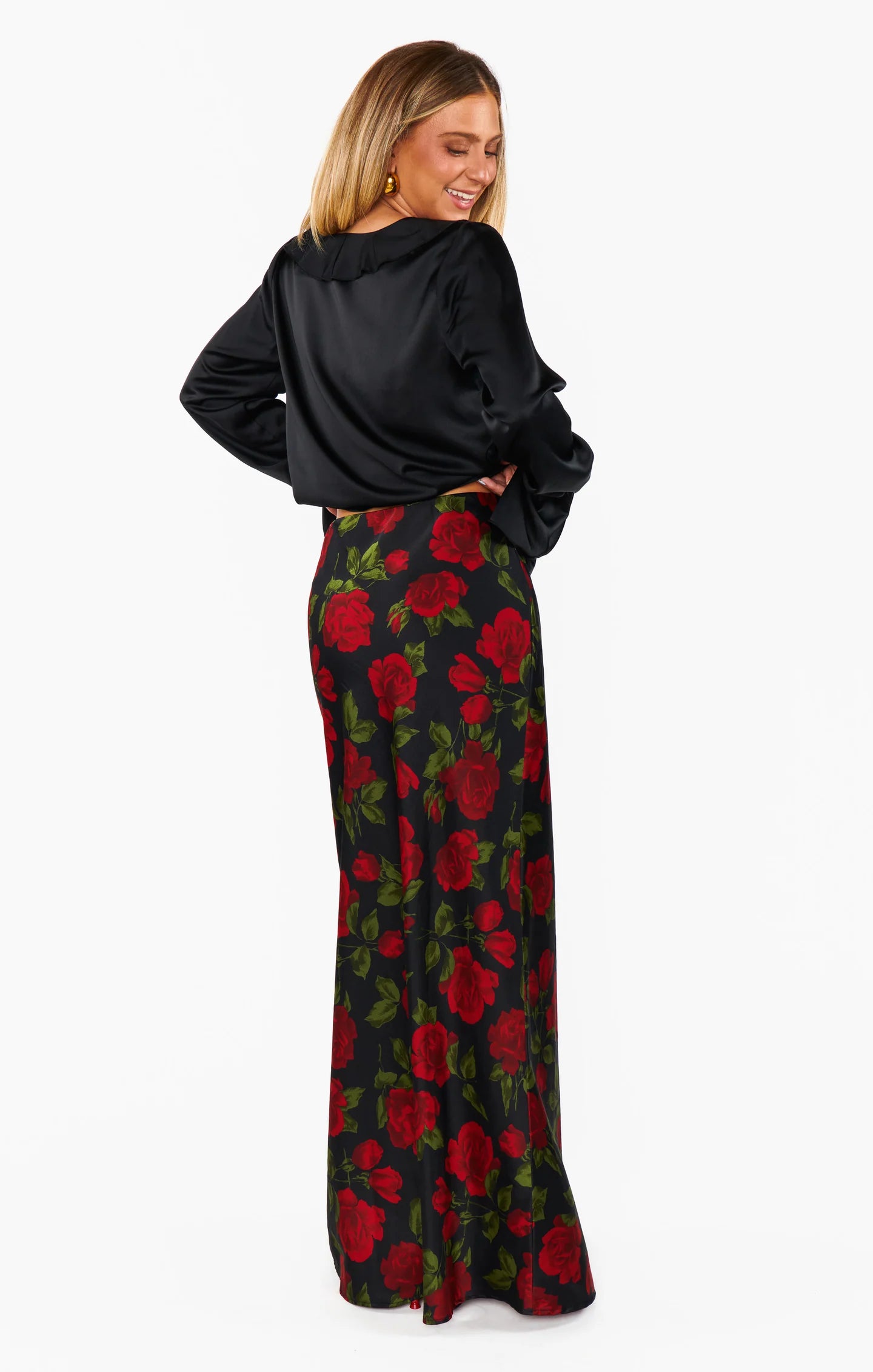 Show Me Your Mumu Maci Maxi Skirt Send Me Roses